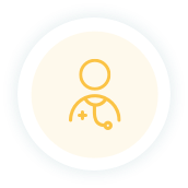 HCP icon. A healthcare practitioner symbol.